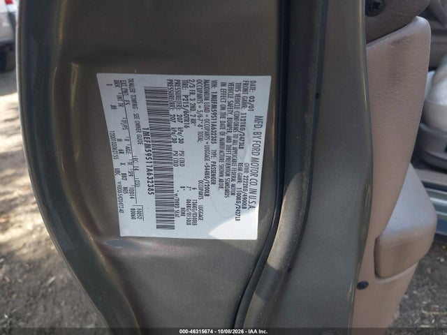 2001 Mercury Sable Ls Premium მანქანა იყიდება აუქციონზე, vin: 1MEFM59S11A632385, აუქციონის ნომერი: 46315674