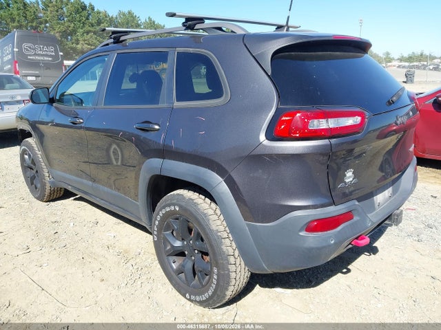 2016 Jeep Cherokee Trailhawk მანქანა იყიდება აუქციონზე, vin: 1C4PJMBS5GW334453, აუქციონის ნომერი: 46315687