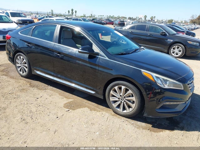 46315796 :رقم المزاد ، 5NPE34AF6FH053210 vin ، 2015 Hyundai Sonata Sport مزاد بيع