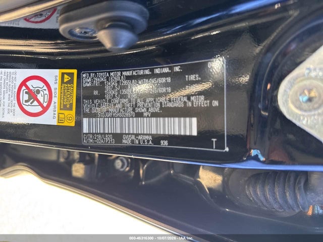 Продаж на аукціоні авто 2017 Toyota Highlander Hybrid Xle, vin: 5TDJGRFH5HS028970, номер лоту: 46316300