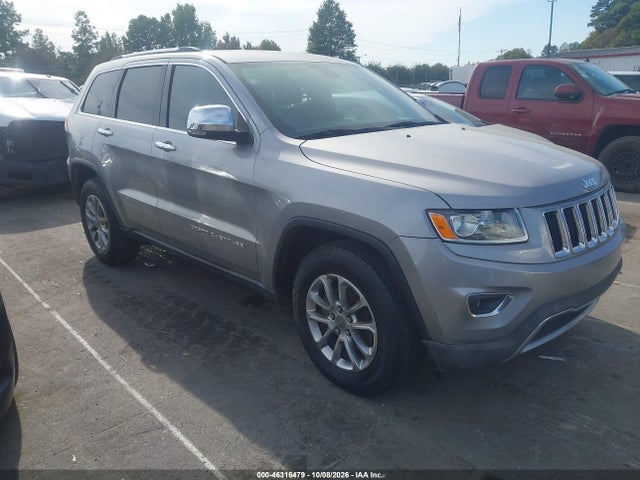 2016 Jeep Grand Cherokee Limited მანქანა იყიდება აუქციონზე, vin: 1C4RJEBG8GC383299, აუქციონის ნომერი: 46316479