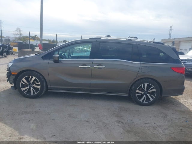 2018 Honda Odyssey Elite მანქანა იყიდება აუქციონზე, vin: 5FNRL6H99JB042660, აუქციონის ნომერი: 46316598