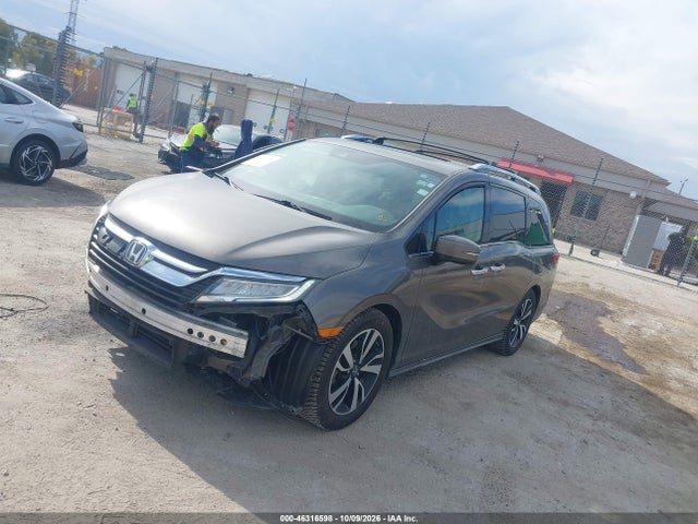 2018 Honda Odyssey Elite მანქანა იყიდება აუქციონზე, vin: 5FNRL6H99JB042660, აუქციონის ნომერი: 46316598