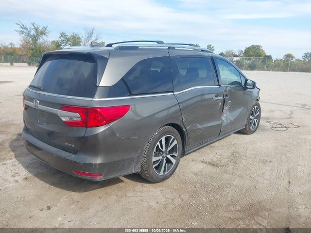 2018 Honda Odyssey Elite მანქანა იყიდება აუქციონზე, vin: 5FNRL6H99JB042660, აუქციონის ნომერი: 46316598