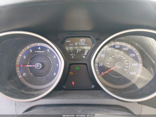 2013 Hyundai Elantra Gls მანქანა იყიდება აუქციონზე, vin: KMHDH4AE1DU958294, აუქციონის ნომერი: 46316703