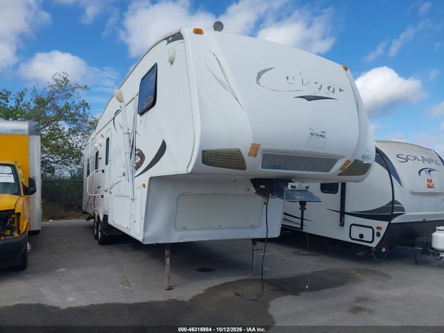 Продажа на аукционе авто 2010 Keystone Cougar, vin: 4YDF31822A2501018, номер лота: 46316984