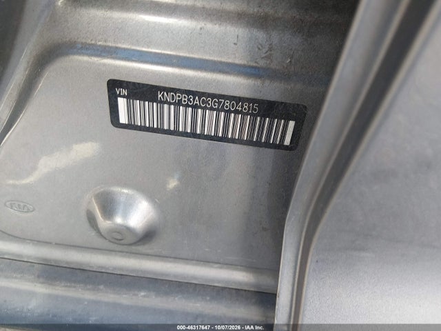 46317647 :رقم المزاد ، KNDPB3AC3G7804815 vin ، 2016 Kia Sportage Lx مزاد بيع