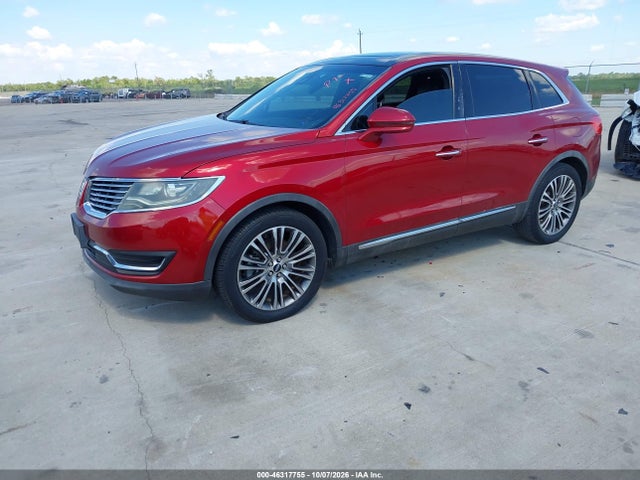 2016 Lincoln Mkx Reserve მანქანა იყიდება აუქციონზე, vin: 2LMTJ6LR8GBL28038, აუქციონის ნომერი: 46317755