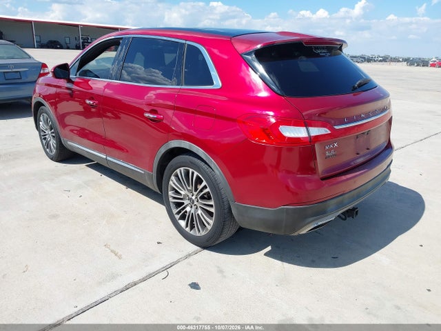 2016 Lincoln Mkx Reserve მანქანა იყიდება აუქციონზე, vin: 2LMTJ6LR8GBL28038, აუქციონის ნომერი: 46317755