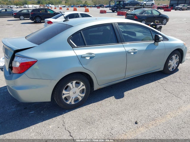 Aukcja sprzedaży 2012 Honda Civic Hybrid, vin: JHMFB4F24CS003057, numer aukcji: 46317918