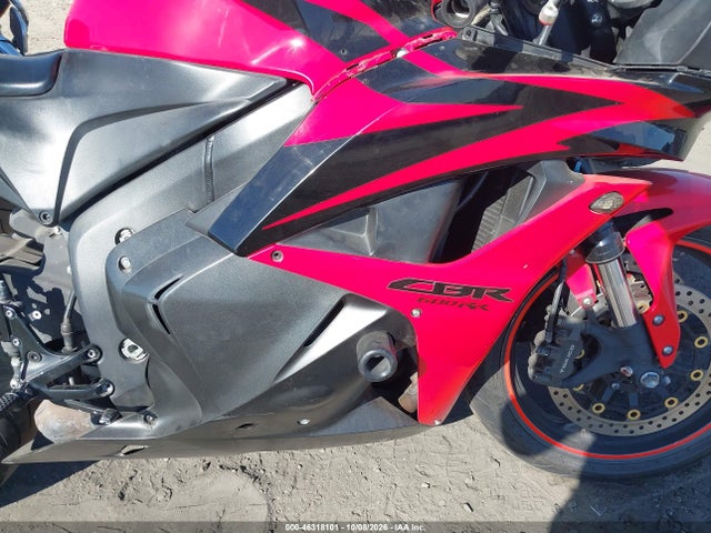 Aukcja sprzedaży 2009 Honda Cbr600 Rr, vin: JH2PC40609K200063, numer aukcji: 46318101