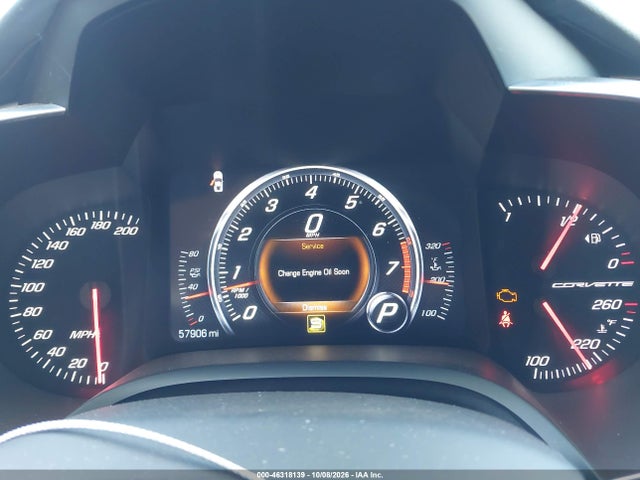46318139 :رقم المزاد ، 1G1YB2D74K5107129 vin ، 2019 Chevrolet Corvette Stingray مزاد بيع
