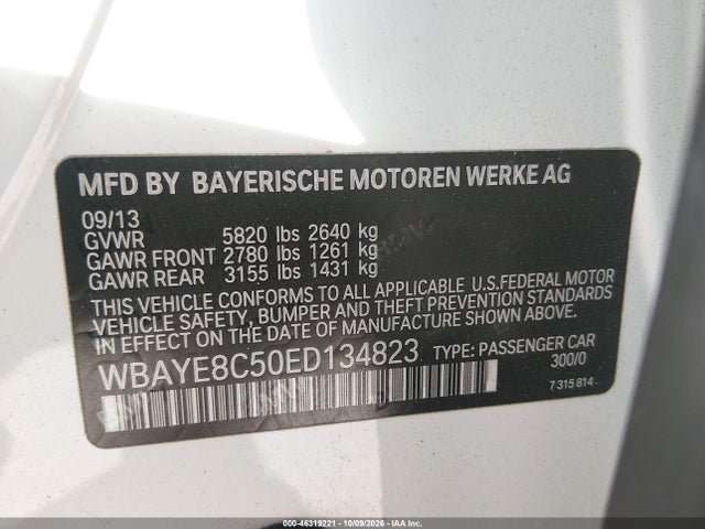 WBAYE8C50ED134823 BMW ALPINA B7