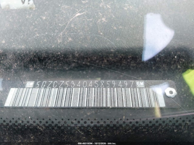 46319296 :رقم المزاد ، 5GZCZ53404S859497 vin ، 2004 Saturn Vue V6 مزاد بيع
