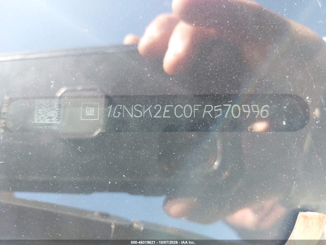 2015 Chevrolet Tahoe Commercial Fleet მანქანა იყიდება აუქციონზე, vin: 1GNSK2EC0FR570996, აუქციონის ნომერი: 46319621