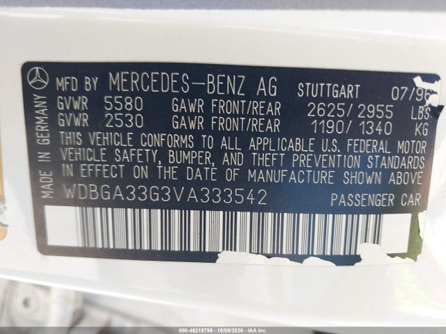 Продажа на аукционе авто 1997 Mercedes-benz S 320 Base Lwb, vin: WDBGA33G3VA333542, номер лота: 46319799