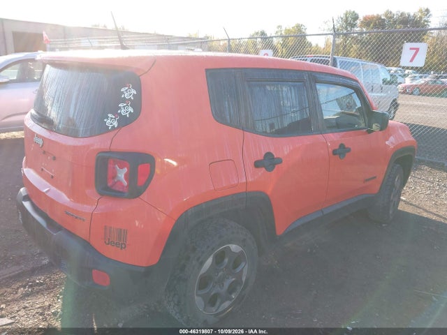 Продаж на аукціоні авто 2016 Jeep Renegade Sport, vin: ZACCJBAW0GPD58731, номер лоту: 46319807