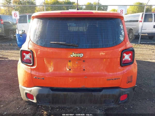 Продаж на аукціоні авто 2016 Jeep Renegade Sport, vin: ZACCJBAW0GPD58731, номер лоту: 46319807