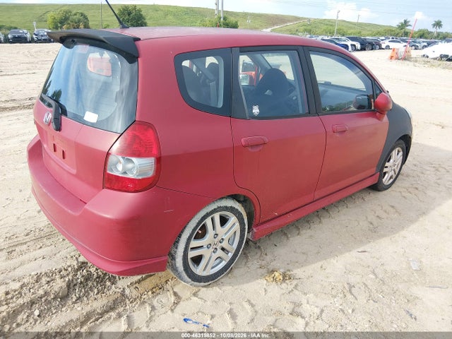 46319852 :رقم المزاد ، JHMGD38637S052989 vin ، 2007 Honda Fit Sport مزاد بيع