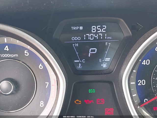 2013 Hyundai Elantra Gls მანქანა იყიდება აუქციონზე, vin: KMHDH4AE1DU608082, აუქციონის ნომერი: 46319902