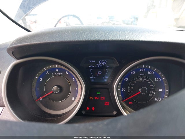 2013 Hyundai Elantra Gls მანქანა იყიდება აუქციონზე, vin: KMHDH4AE1DU608082, აუქციონის ნომერი: 46319902