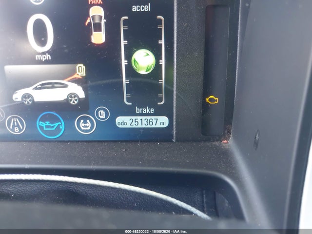 46320022 :رقم المزاد ، 1G1RA6E40CU127372 vin ، 2012 Chevrolet Volt مزاد بيع