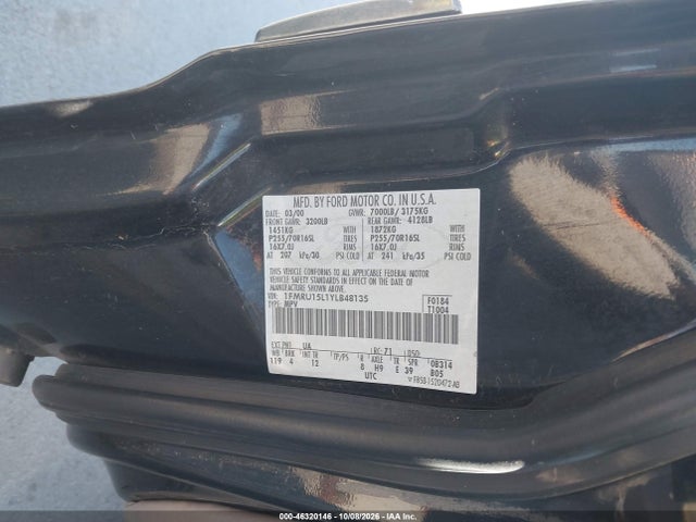 Продажа на аукционе авто 2000 Ford Expedition Xlt, vin: 1FMRU15L1YLB48135, номер лота: 46320146