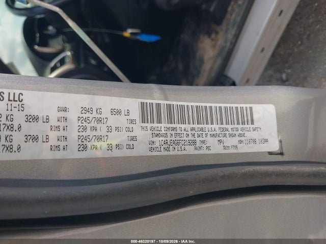 Продажа на аукционе авто 2015 Jeep Grand Cherokee Laredo, vin: 1C4RJEAG6FC219288, номер лота: 46320197