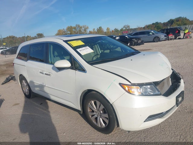 46320292 :رقم المزاد ، 5FNRL5H63FB006065 vin ، 2015 Honda Odyssey Ex-l مزاد بيع