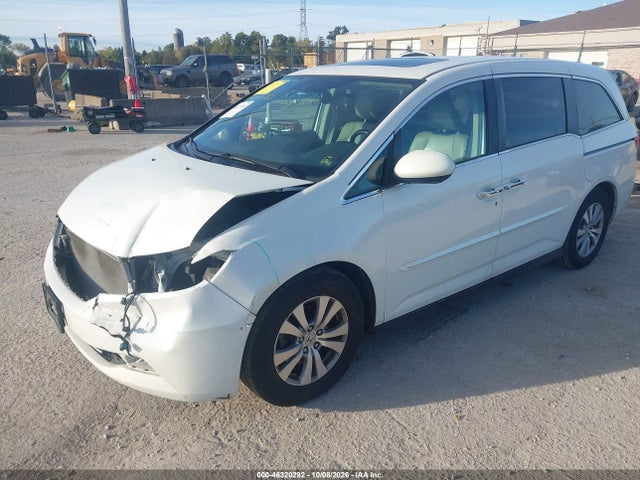 46320292 :رقم المزاد ، 5FNRL5H63FB006065 vin ، 2015 Honda Odyssey Ex-l مزاد بيع