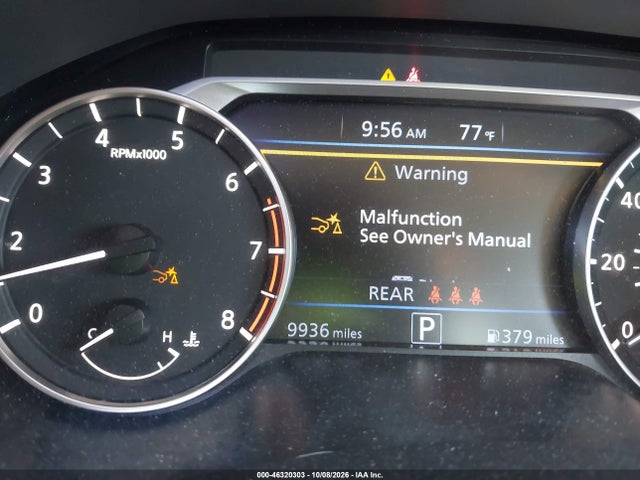 Auction sale of the 2026 Nissan Altima Sv Fwd, vin: 1N4BL4DV9TN331024, lot number: 46320303