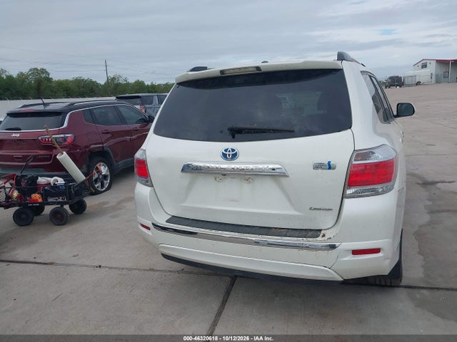 46320618 :رقم المزاد ، JTEDC3EH0D2011174 vin ، 2013 Toyota Highlander Hybrid Limited V6 مزاد بيع