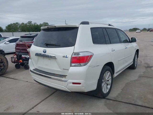 46320618 :رقم المزاد ، JTEDC3EH0D2011174 vin ، 2013 Toyota Highlander Hybrid Limited V6 مزاد بيع