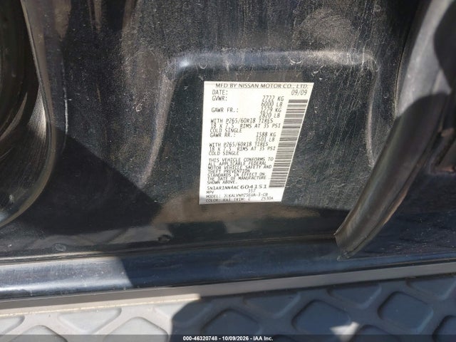 Aukcja sprzedaży 2010 Nissan Pathfinder Le, vin: 5N1AR1NN4AC604151, numer aukcji: 46320748