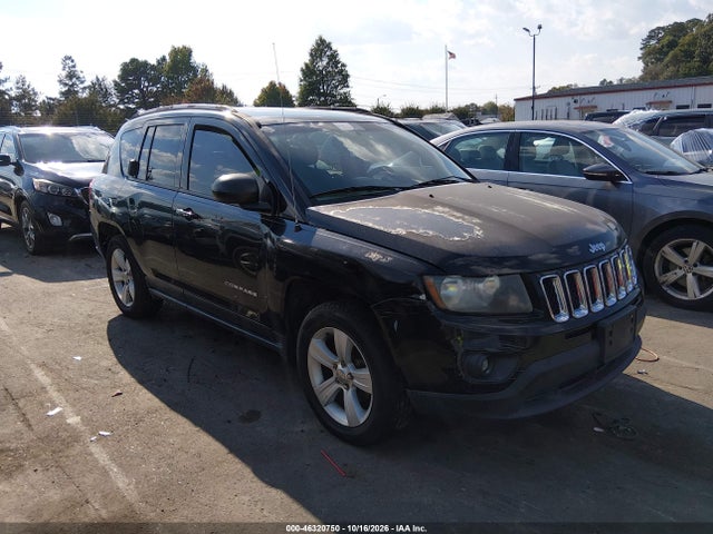 2016 Jeep Compass Sport მანქანა იყიდება აუქციონზე, vin: 1C4NJDBB3GD670864, აუქციონის ნომერი: 46320750