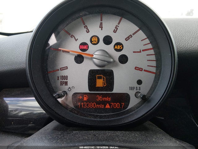 2011 Mini Cooper S მანქანა იყიდება აუქციონზე, vin: WMWSV3C55BTY22035, აუქციონის ნომერი: 46321142