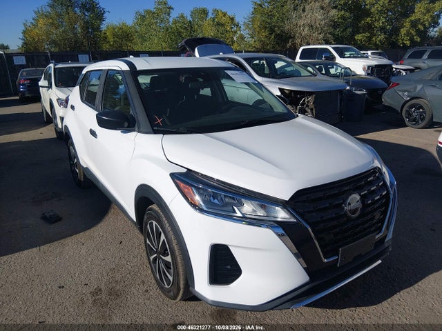2022 Nissan Kicks S Xtronic Cvt მანქანა იყიდება აუქციონზე, vin: 3N1CP5BV2NL516503, აუქციონის ნომერი: 46321277