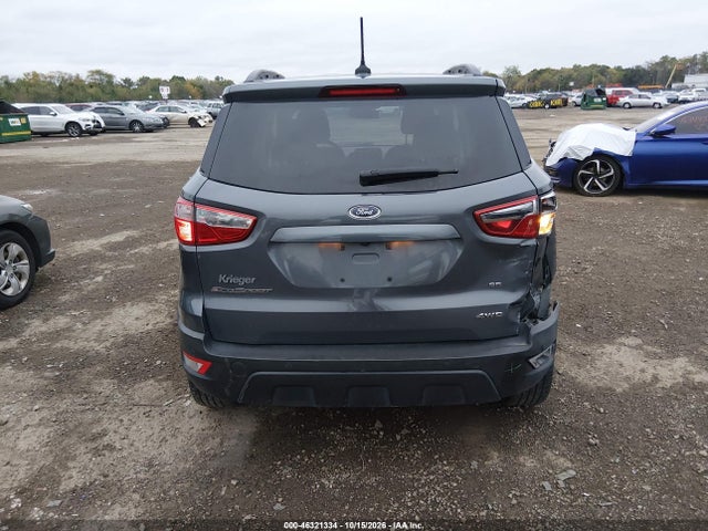 Продажа на аукционе авто 2018 Ford Ecosport Se, vin: MAJ6P1UL2JC180068, номер лота: 46321334