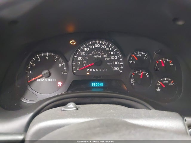 Aukcja sprzedaży 2008 Chevrolet Trailblazer Lt, vin: 1GNDT13S882148318, numer aukcji: 46321474