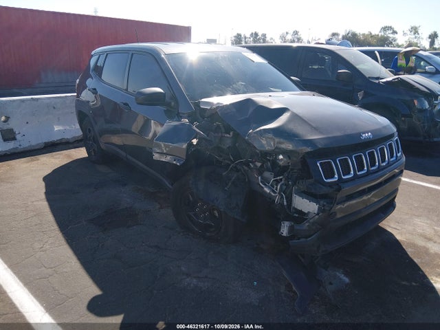 Aukcja sprzedaży 2021 Jeep Compass Sport Fwd, vin: 3C4NJCAB0MT538808, numer aukcji: 46321617