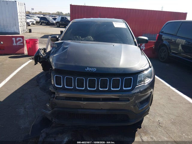 46321617 :رقم المزاد ، 3C4NJCAB0MT538808 vin ، 2021 Jeep Compass Sport Fwd مزاد بيع