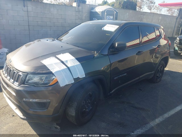 46321617 :رقم المزاد ، 3C4NJCAB0MT538808 vin ، 2021 Jeep Compass Sport Fwd مزاد بيع