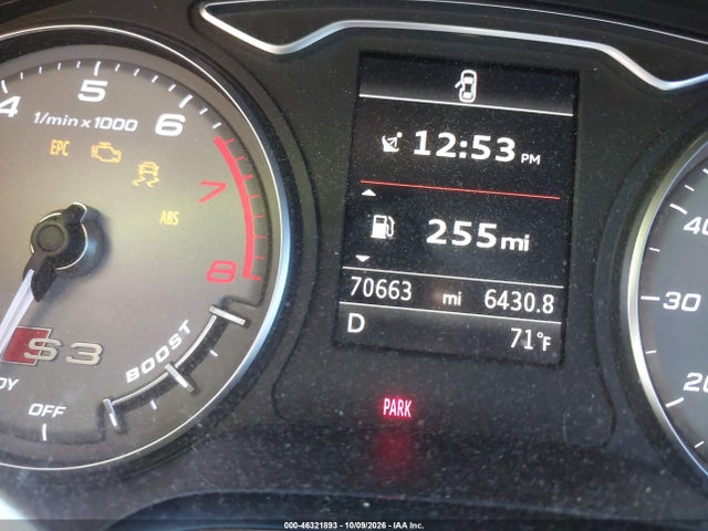 46321893 :رقم المزاد ، WAUB1GFF2G1014848 vin ، 2016 Audi S3 2.0t Premium Plus مزاد بيع