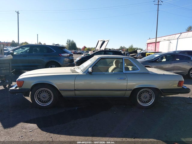46322153 :رقم المزاد ، WDBBA45A6EB029298 vin ، 1984 Mercedes-benz 380 Sl مزاد بيع