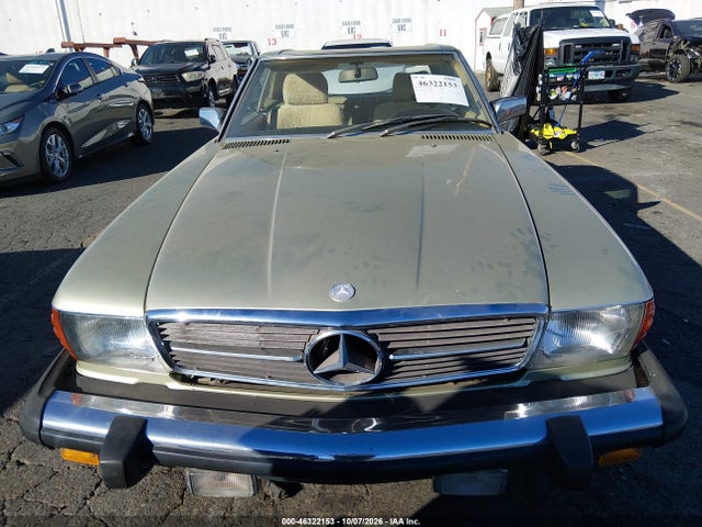 46322153 :رقم المزاد ، WDBBA45A6EB029298 vin ، 1984 Mercedes-benz 380 Sl مزاد بيع