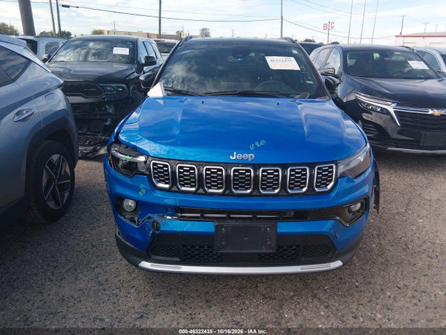 2026 Jeep Compass Limited მანქანა იყიდება აუქციონზე, vin: 3C4NJDCN6TT187253, აუქციონის ნომერი: 46322435
