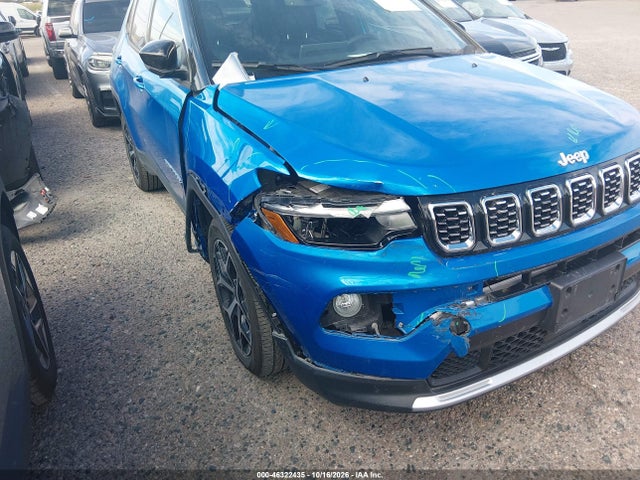 2026 Jeep Compass Limited მანქანა იყიდება აუქციონზე, vin: 3C4NJDCN6TT187253, აუქციონის ნომერი: 46322435