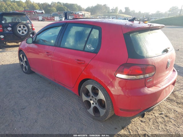 2010 Volkswagen Gti 4-door მანქანა იყიდება აუქციონზე, vin: WVWHV7AJ5AW176092, აუქციონის ნომერი: 46322978