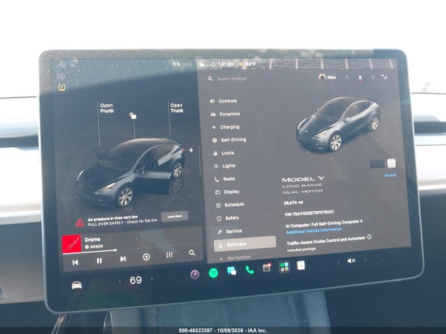 Продаж на аукціоні авто 2024 Tesla Model Y Long Range Dual Motor All-wheel Drive, vin: 7SAYGDEE7RF075001, номер лоту: 46323397