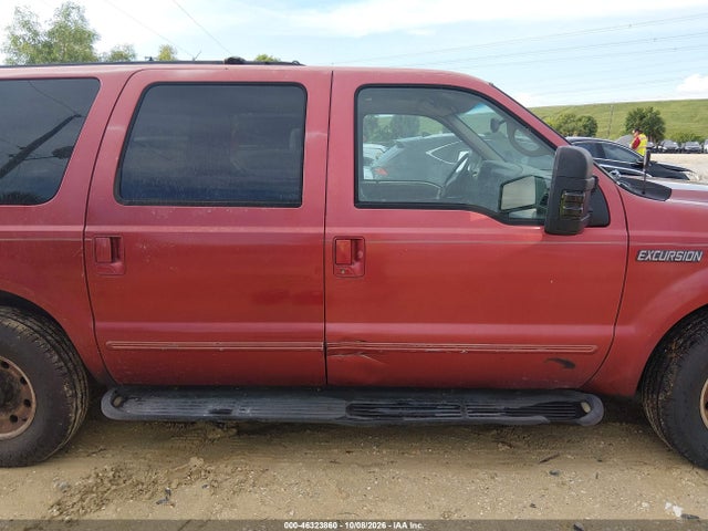Продаж на аукціоні авто 2002 Ford Excursion Xlt, vin: 1FMNU41S02EA97722, номер лоту: 46323860